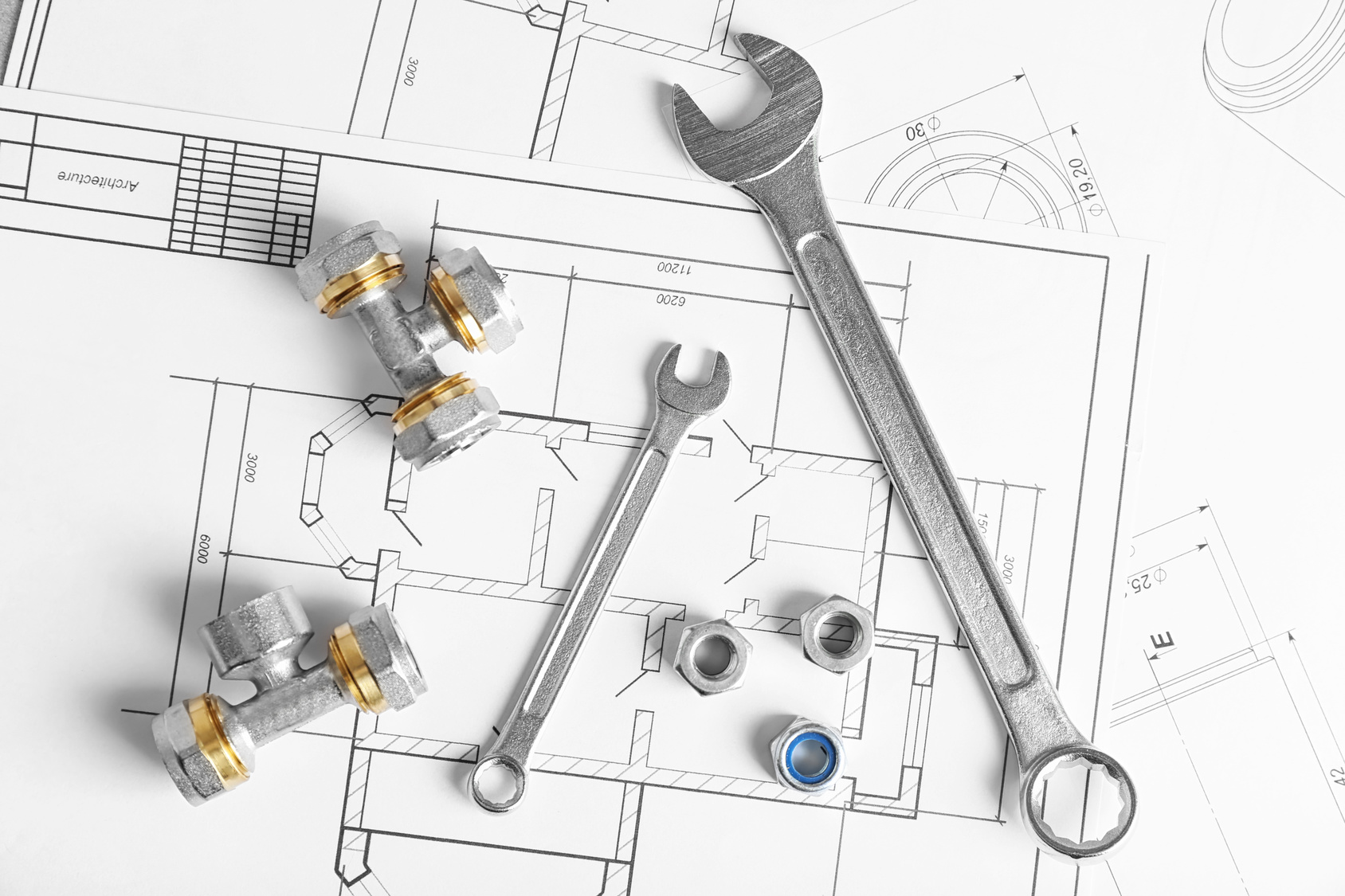 Plumber's items on draft